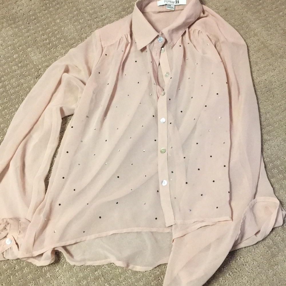 Blush blouse